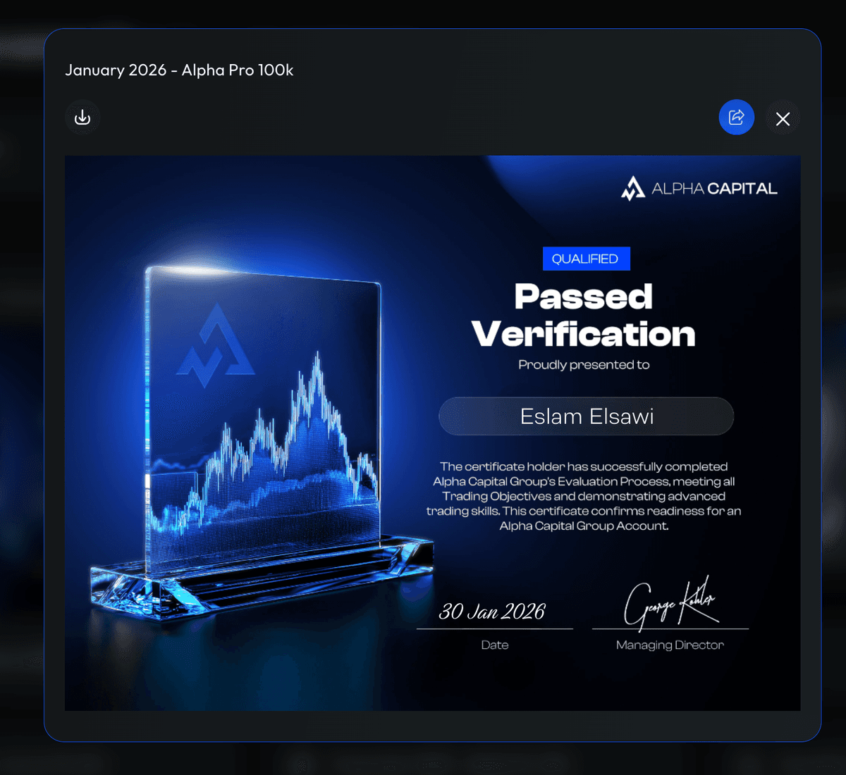 Alpha Capital - Passed Verification - Jan 2026